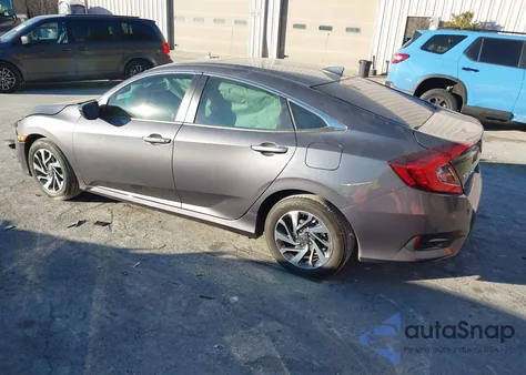 2018 Honda Civic Ex из США, поврежденный, VIN 2HGFC2F76JH569399